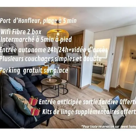 2 Parking 10min Port Et * Honfleur